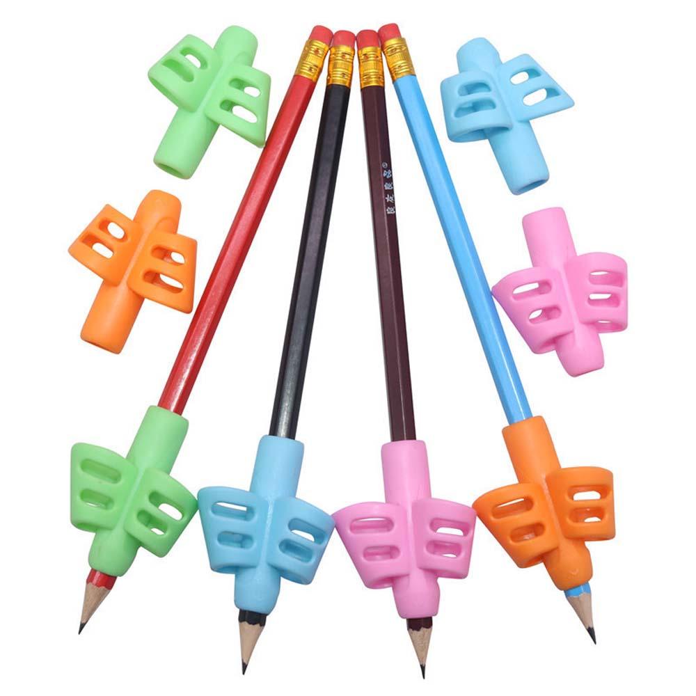 [Elegan] Alat Koreksi Postur Tulisan Pemula Anak Grip Posture Pencil Holder Two-Finger Stationery Alat Bantu Menulis