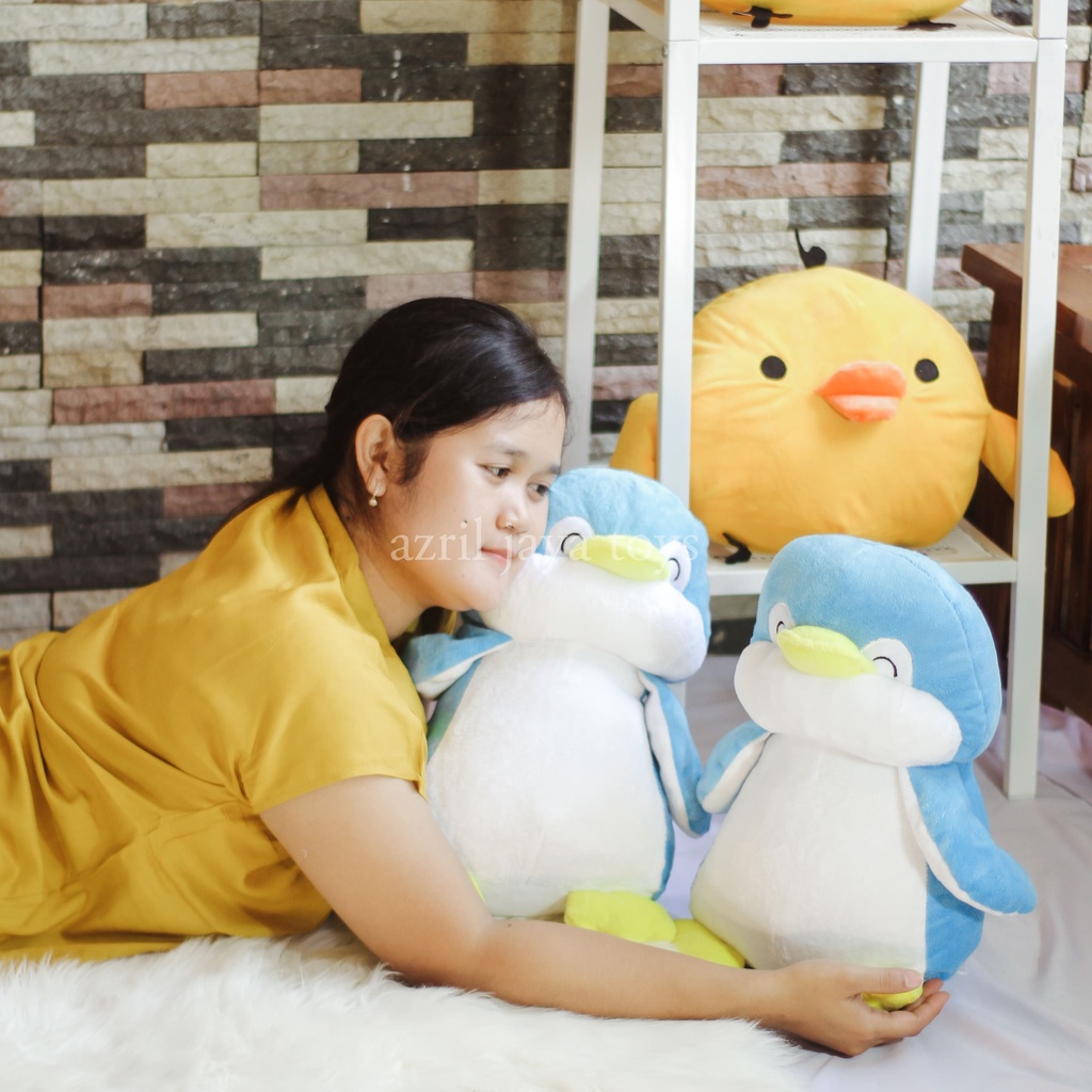 Boneka Lucu Boneka Pinguin Berbahan Halus Dan Lembut Cocok Untuk Kado Ultah Pacar