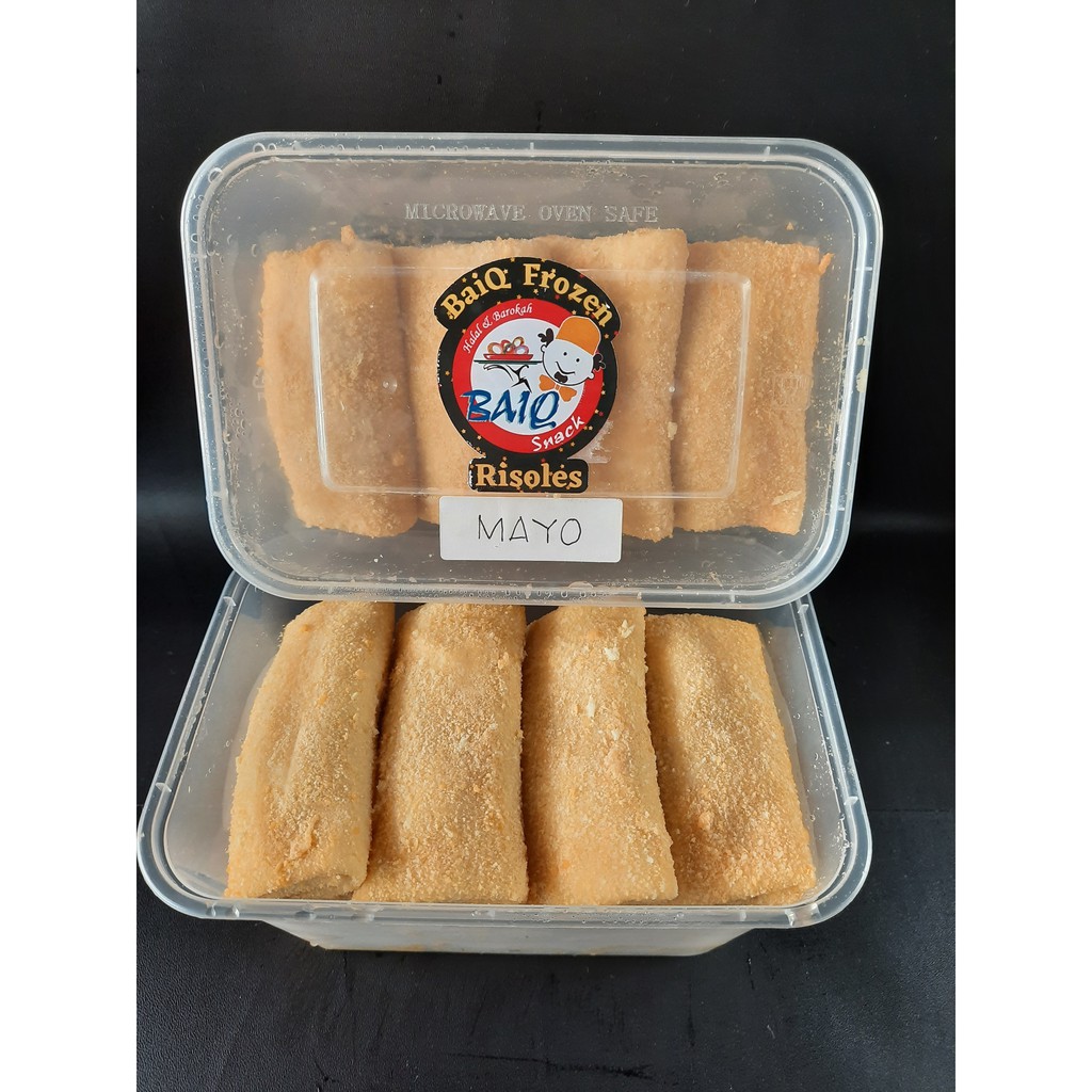 

Baiq Frozen Risol Mayo Frozen Berat 500 gr 1 pack isi 10