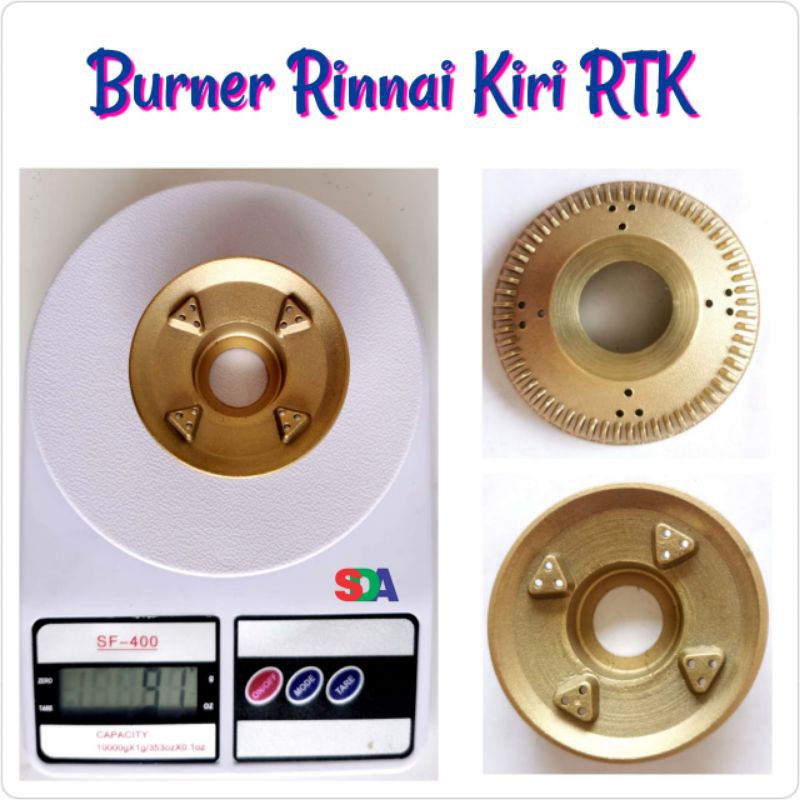 Burner Kuningan Kompor Rinnai Kiri Kecil RTK