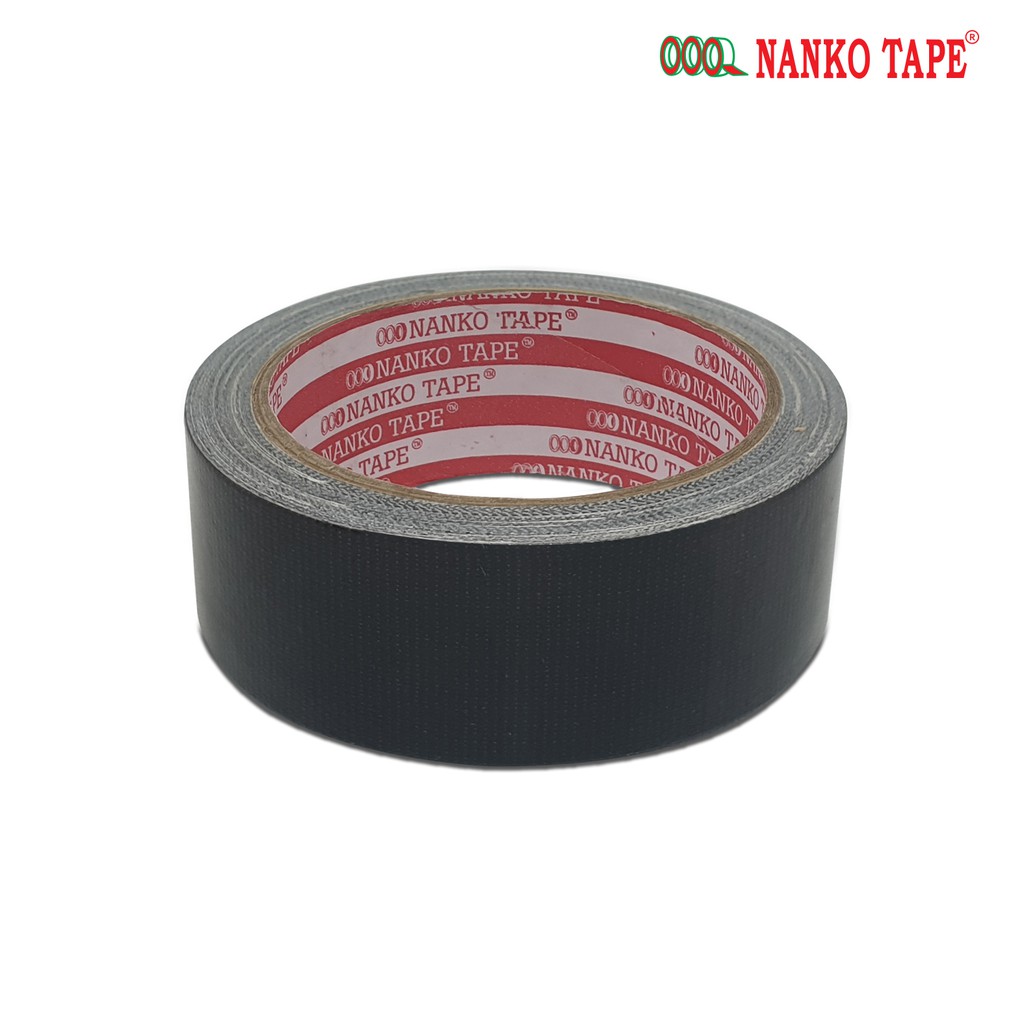 

Nanko Cloth Tape 36 mm x 13 m Hitam (12pcs)