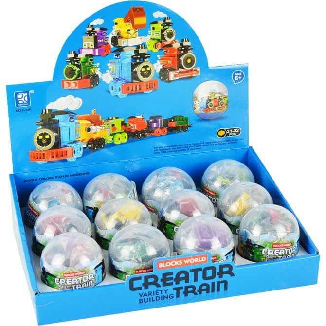 Creator Series DIY Block Toy Train (12 pcs)