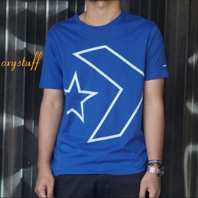 CONVERSE TEE TILLTED CHEVRON