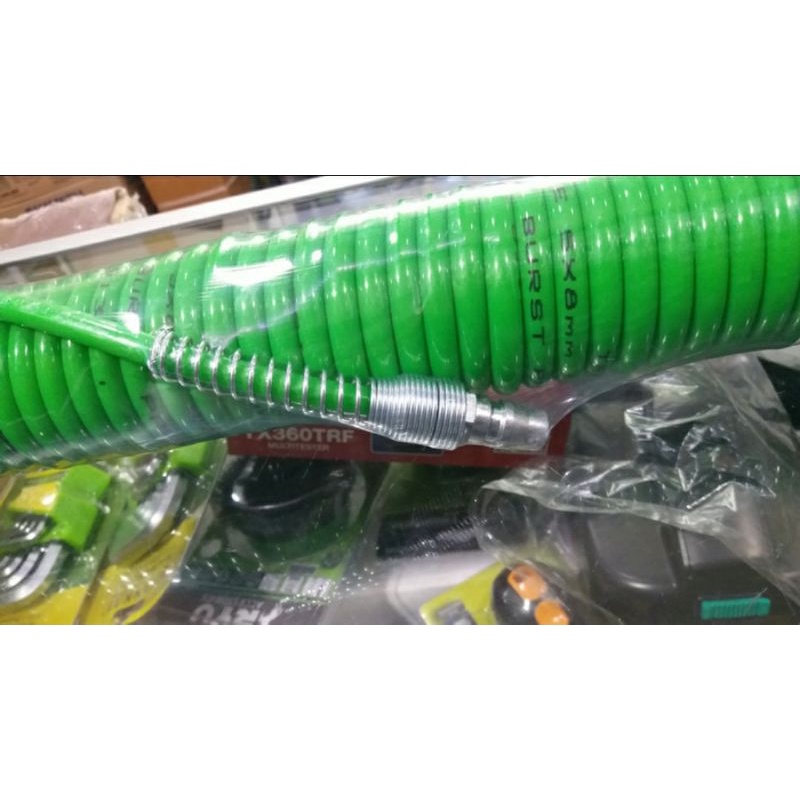 SELANG SPIRAL TEKIRO 15 METER SELANG RECOIL TEKIRO 15 MTR RECOIL HOSE TEKIRO 15 METER