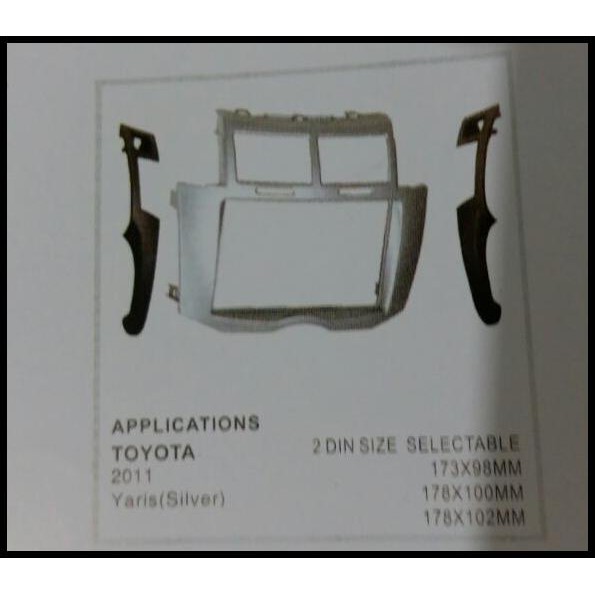 Promo Terbatas Frame Tv Mobil Toyota Yaris