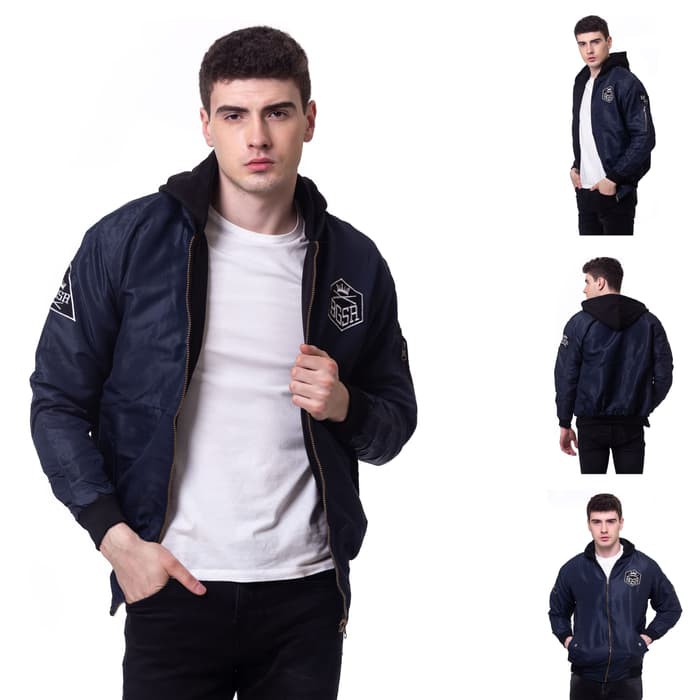 JAKET PRIA BOMBER BGSR HODIE PRIA JAKET TASLAN ANTI AIR JAKET MO