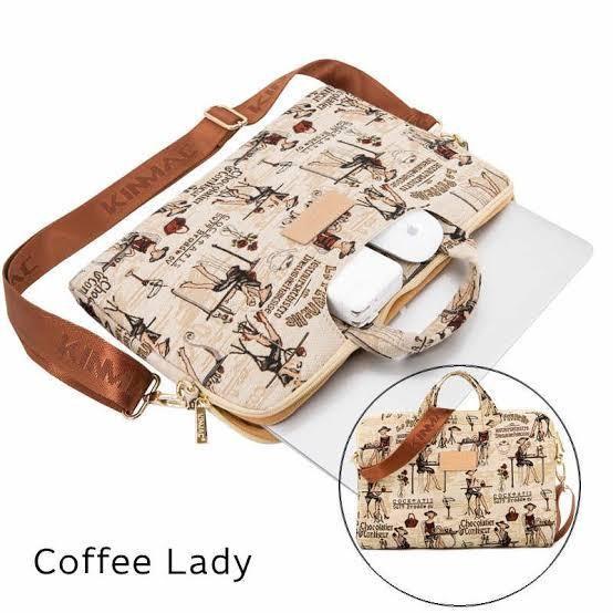 Tas Laptop Macbook KINMAC Longstrap Shockproof Size 13 14 inch