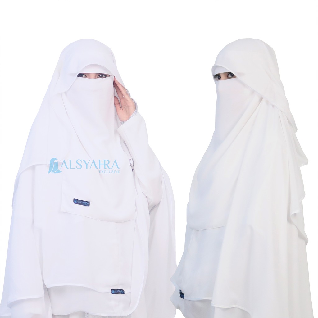 Niqab Butterfly Walimah Sifon Premium Alsyahra Exclusive