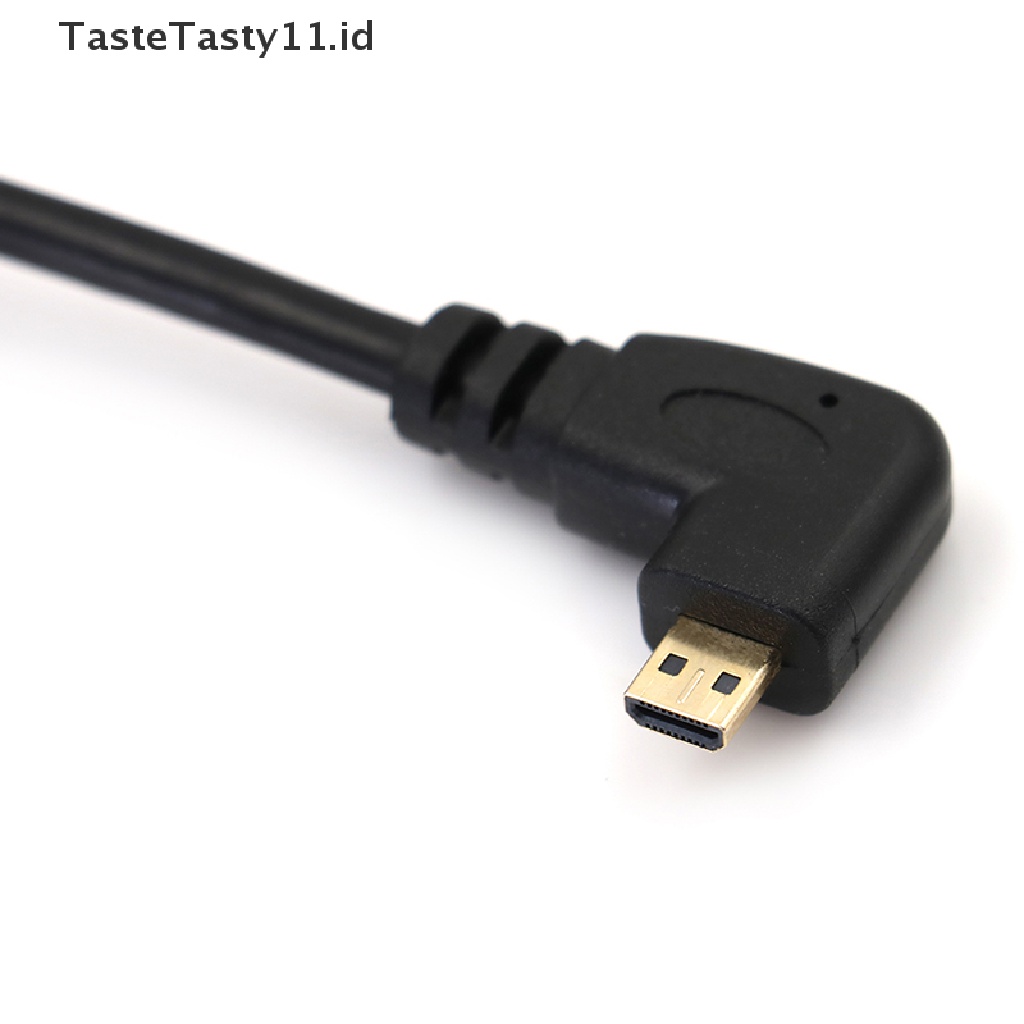 Tastetasty Kabel adapter converter Micro HDMI male Ke HDMI female Siku Kanan Kiri