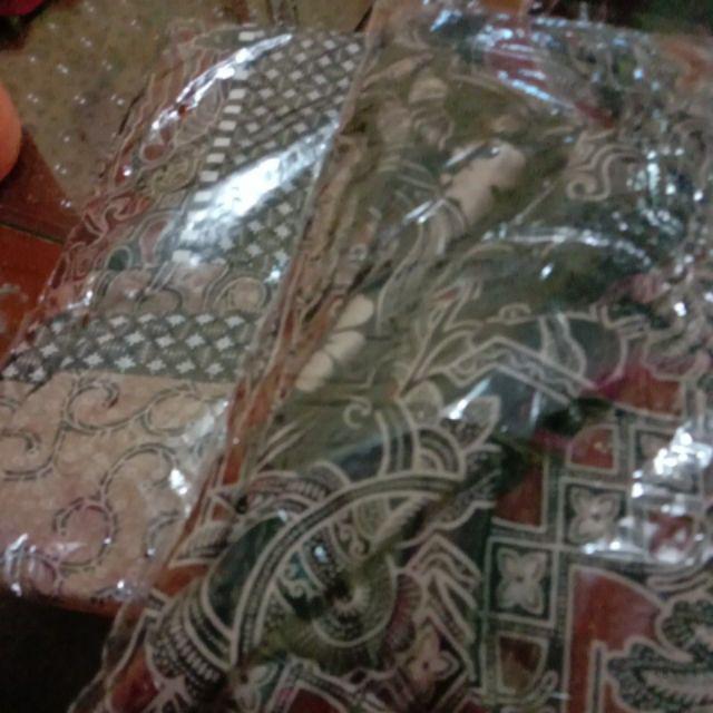 Baju Gamis Batik Wanita - Baju Batik Gamis Allsize Jumbo Model Terbaru Mix Embos