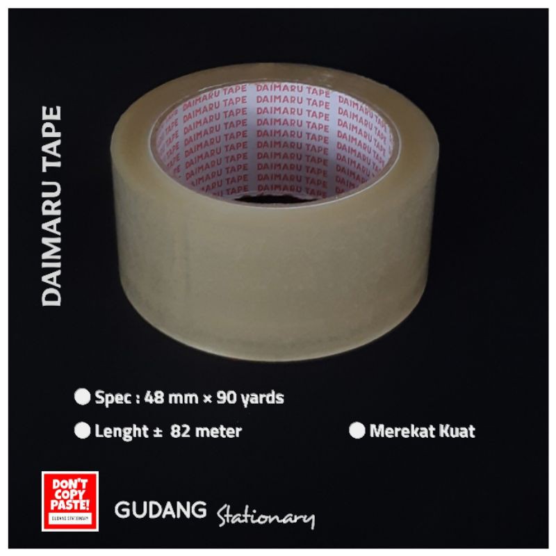 

Lakban Bening DAIMARU TAPE [ 1 piece ]