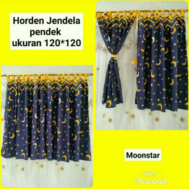 GORDEN JENDELA PENDEK / HORDENG JENDELA 120*120 (BISA COD)