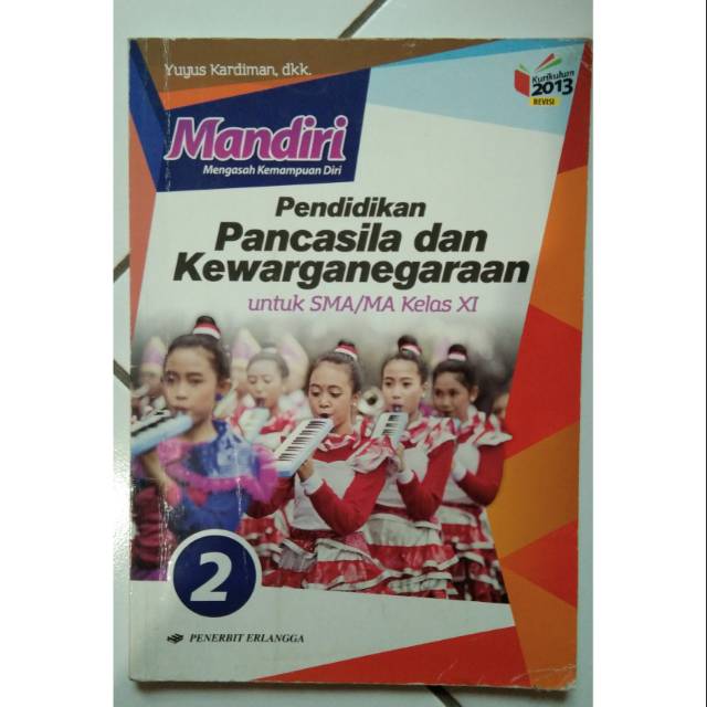 Buku Mandiri Pkn Sma Kelas Xi Penerbit Erlangga Shopee Indonesia