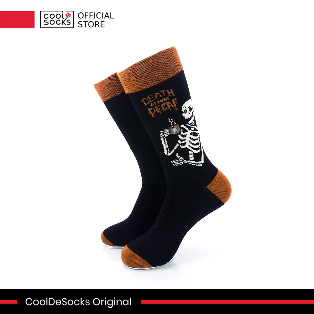 Kaos Kaki CoolDeSocks Original | Death Before Decaf