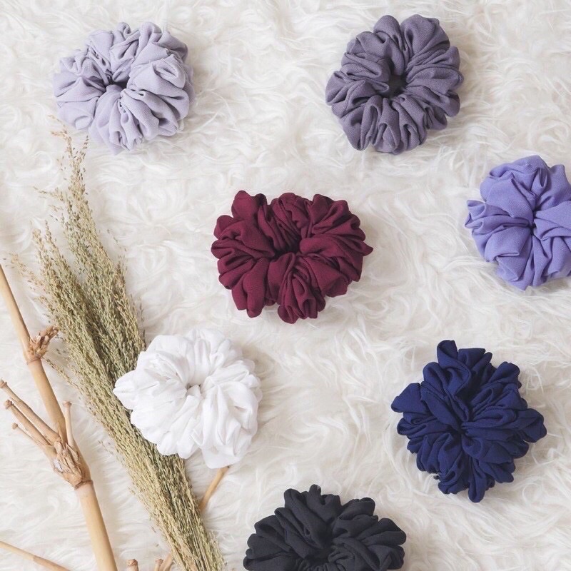 Scrunchie Ikat Rambut Motif Random