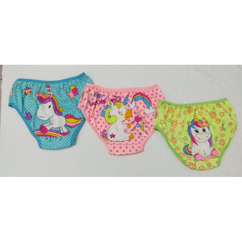 CD ANAK CEWE KOTAK MOTIF UNICRON 3PCS