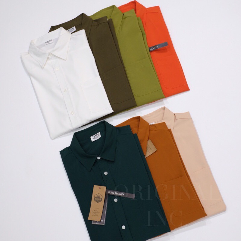 Kemeja Y-Land by Jean Money Basic Wrinkle Free LS Shirt p.2 JM-LSS-06