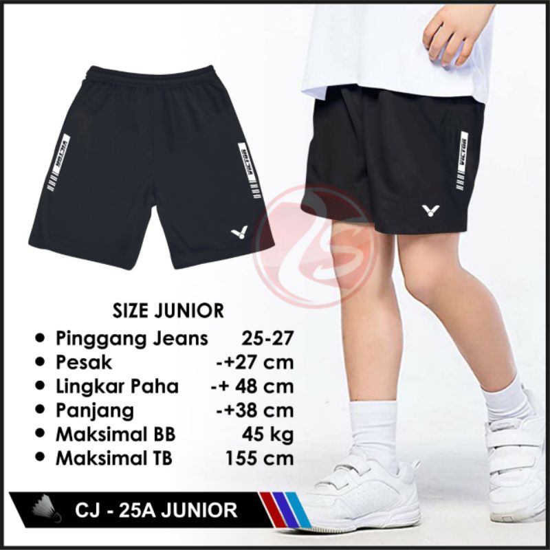 Celana Pendek Bulutangkis Anak - Celana Sport Junior