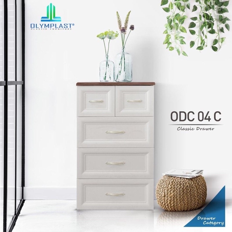 Lemari Plastik Olymplast Odc Classic Lemari Laci Drawer Cabinet Shopee Indonesia