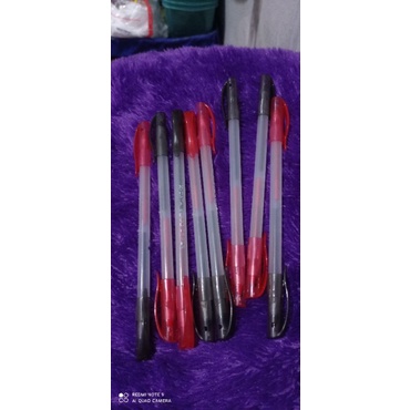

Pulpen dua warna X data hitam dan merah