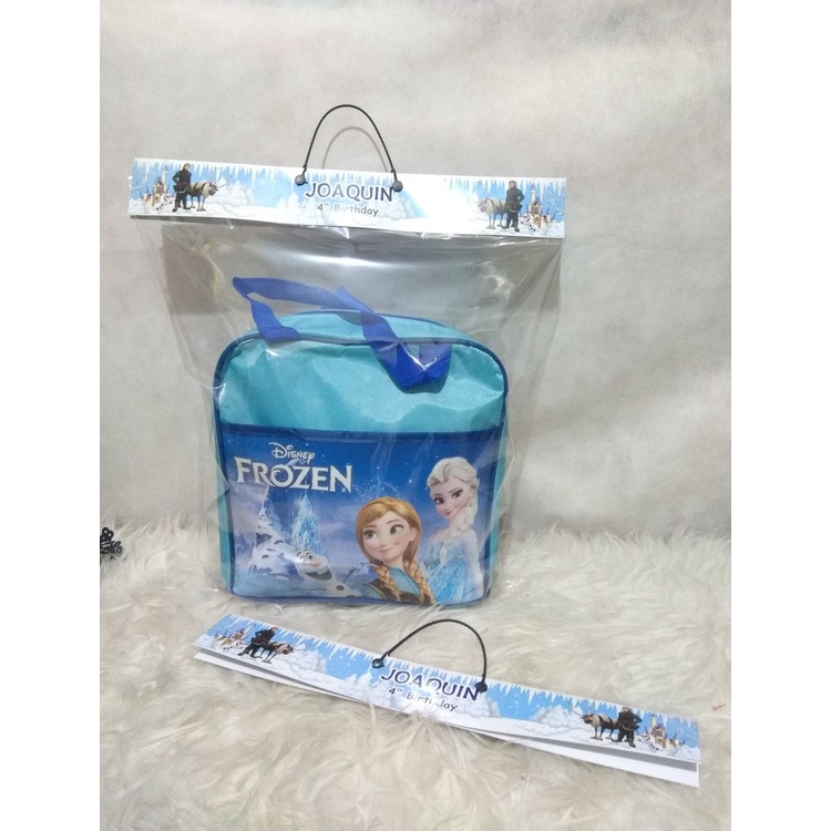 Tas Plastik Ultah Label Custom + Tali Plintir (10pcs)