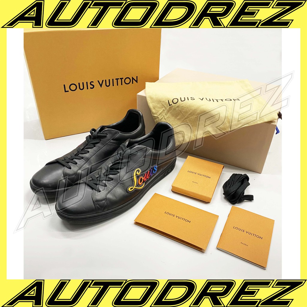 Sepatu Preloved Louis Vuitton Luxemburg Sneakers Low Top Authentic Ori