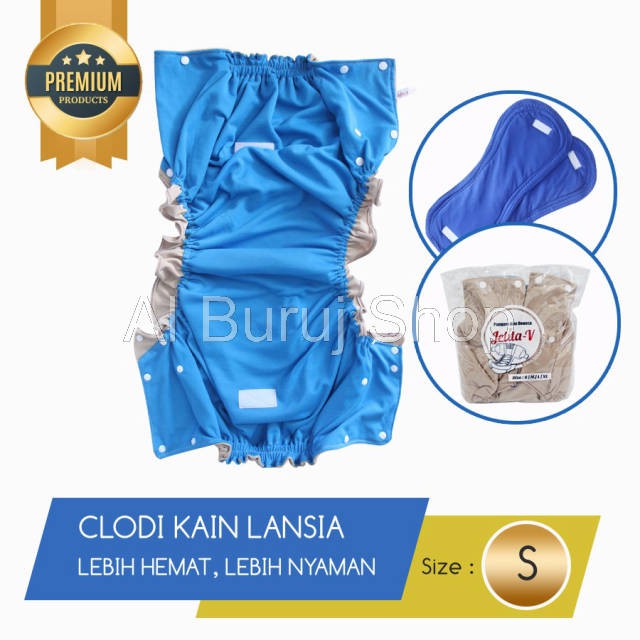 Clodi Popok Kain Pampers Lansia Dewasa Cuci Ulang LANZIA DIAPERS DEWASA MANULA IBU HAMIL STROKE