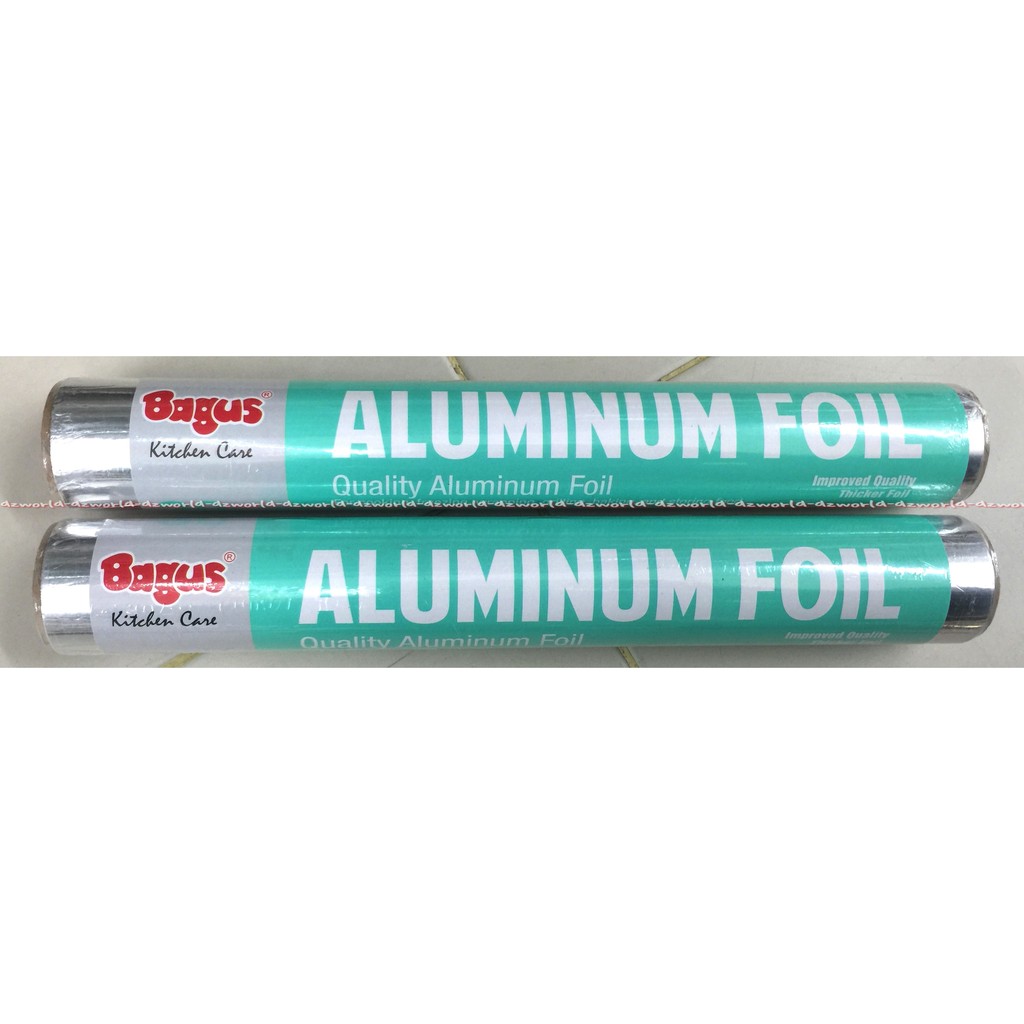 Bagus Aluminium foil Kertas Refill  8mx 30cm Aluminium Foil Kertas Membungkus Kertas Membungkus Makanan Bbq Panggangan Bagus Kemasan Hijau Roll GulungTosca