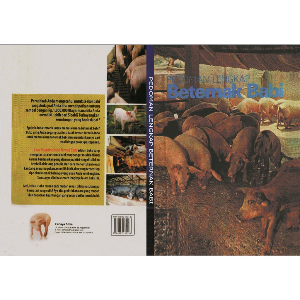 Buku pedoman lengkap beternak babi yayasan kanisius