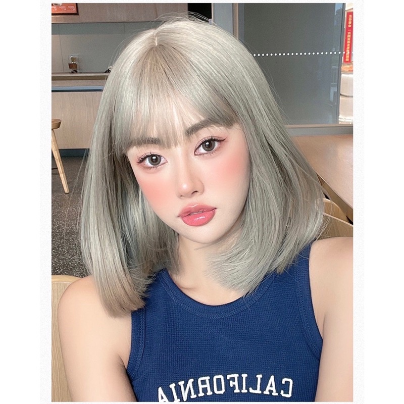 8586 full wig lisa wig korean bob bobo 32 cm