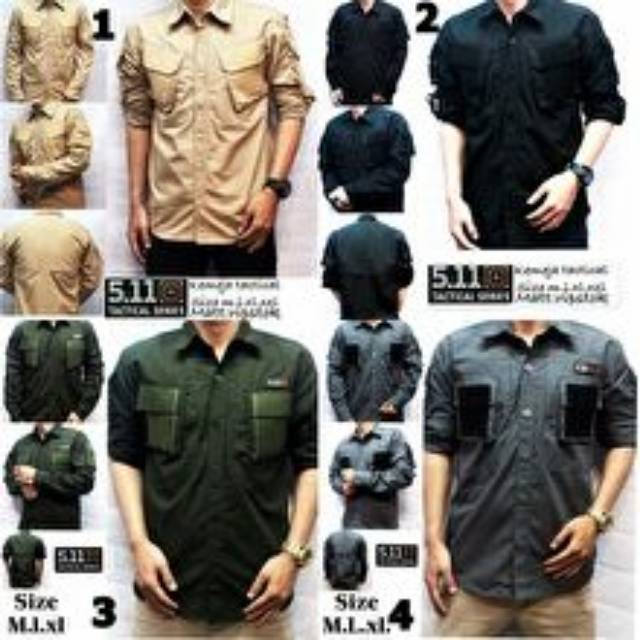 Kemeja TACTICAL PDL ARMY 511