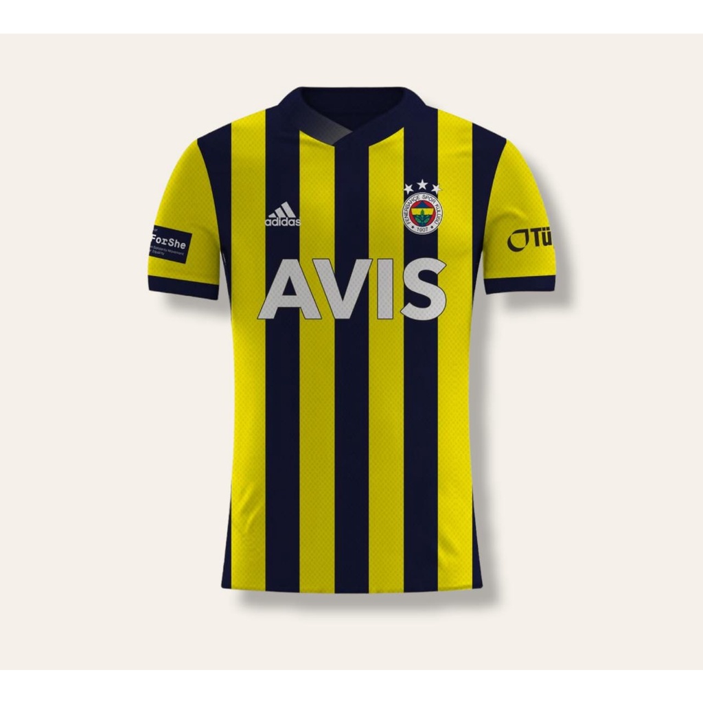 Jersey Fenerbahce Home 2020 2021 Full Printing Free Nameset
