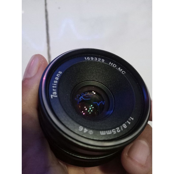 Lensa 7artisans 25mm 1.8 for Eos M