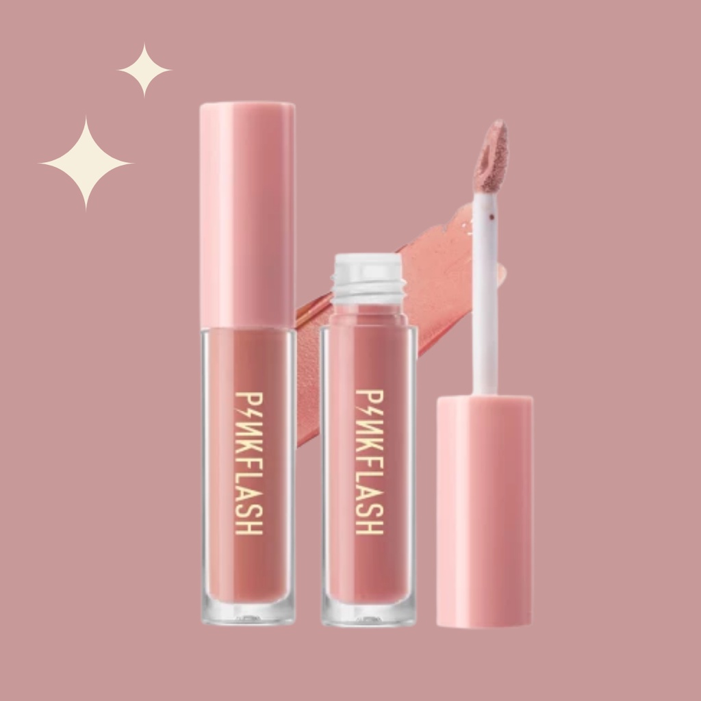 Jual Pinkflash Lasting Matte Lipcream PFL01 N01 Canvas Lip Cream