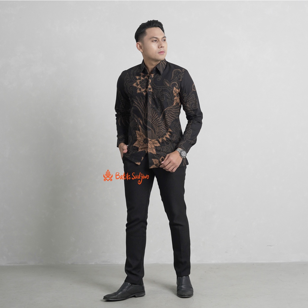 Atasan Kemeja Batik Pria Slimfit 1068