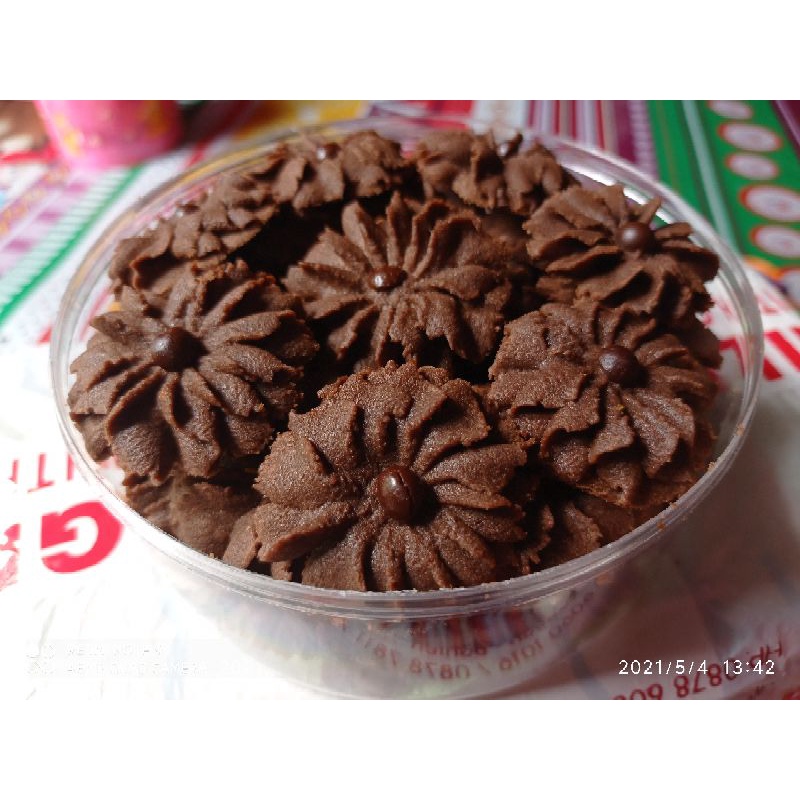 

Semprit/kue aster coklat