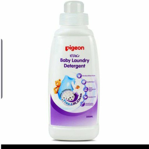 Pigeon Baby Laundry Detergent 500ml bottle Deterjen bayi Pigeon Laundry refill 450ml/  sabun cuci bayi