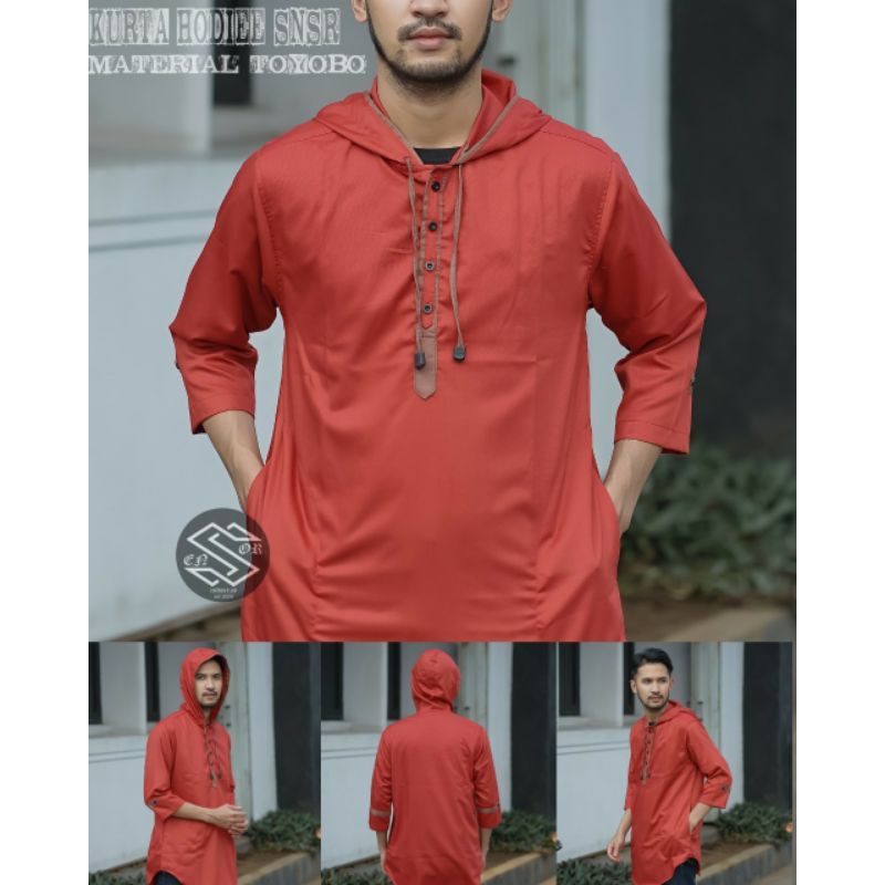 Baju koko kurta hoodie snsr pria dewasa premium