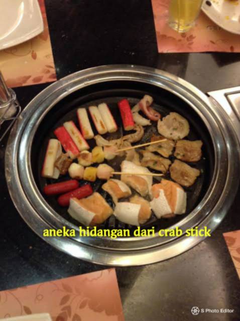 Crab Stick 1kg kani mentai halal kepiting olah frozen bahan sushi kimbap gimbap bento shabu shabu crabstik