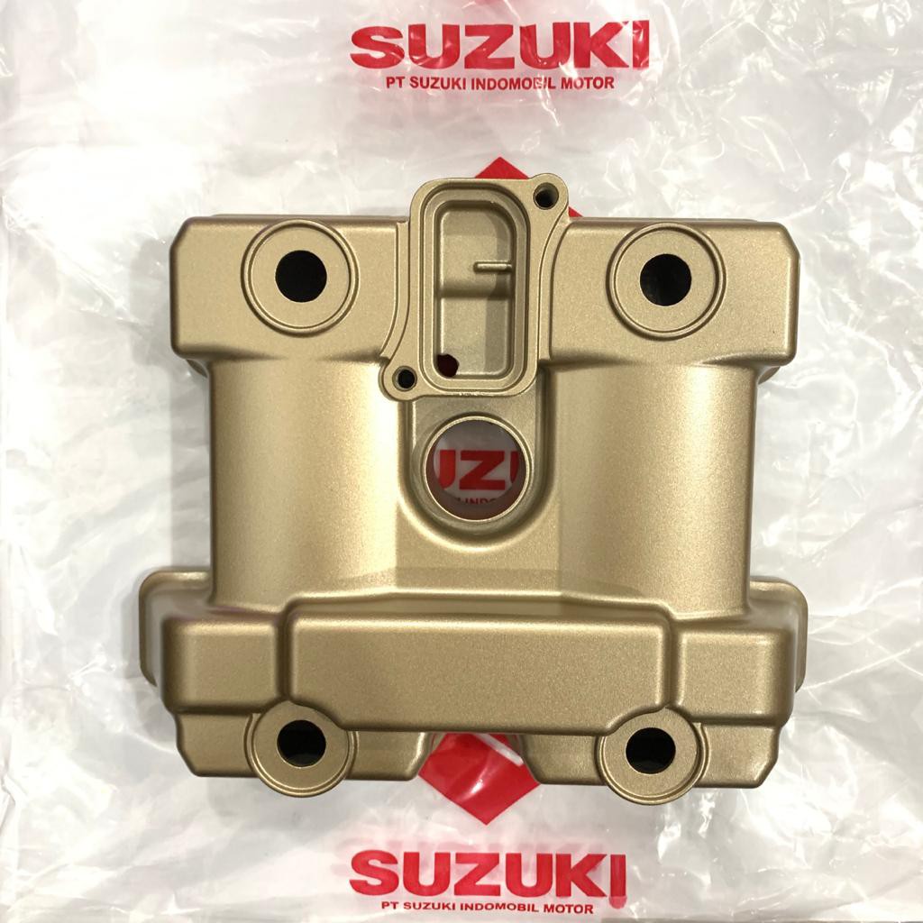 COVER TUTUP HEAD CYLINDER SATRIA FU 2005 2015 GOLD ORIGINAL SUZUKI