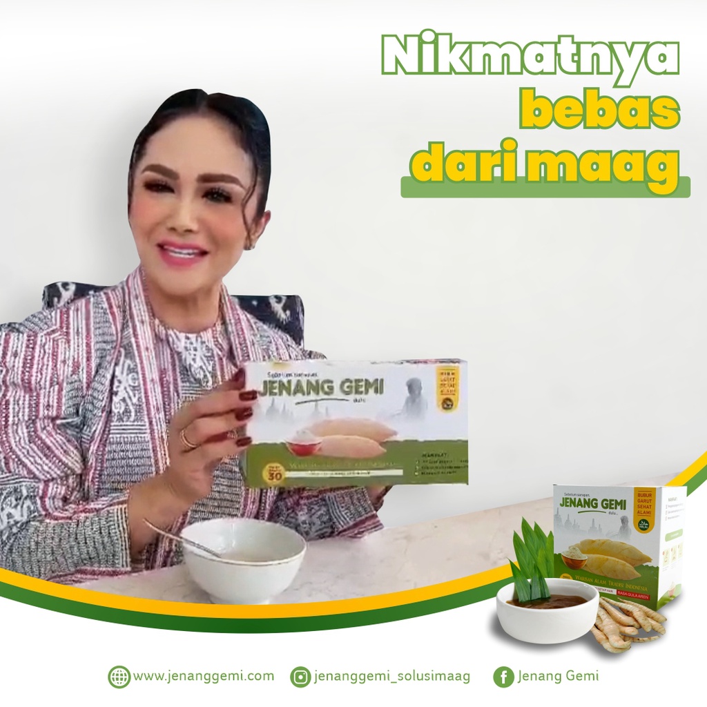 Jenang Gemi Makanan Penyembuh Maag dan Asam Lambung Bebas Gluten 30 dan 15 pcs