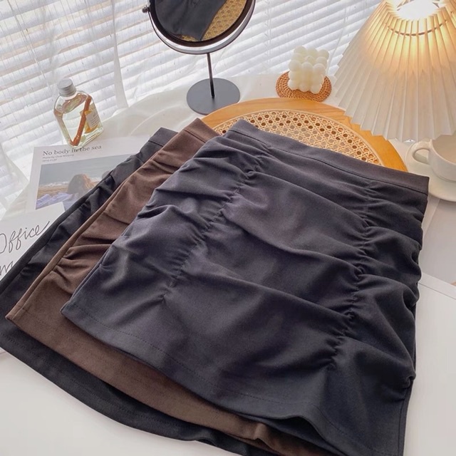 (S-XXL) BELLE SKIRT ROK WANITA HW VARIASI