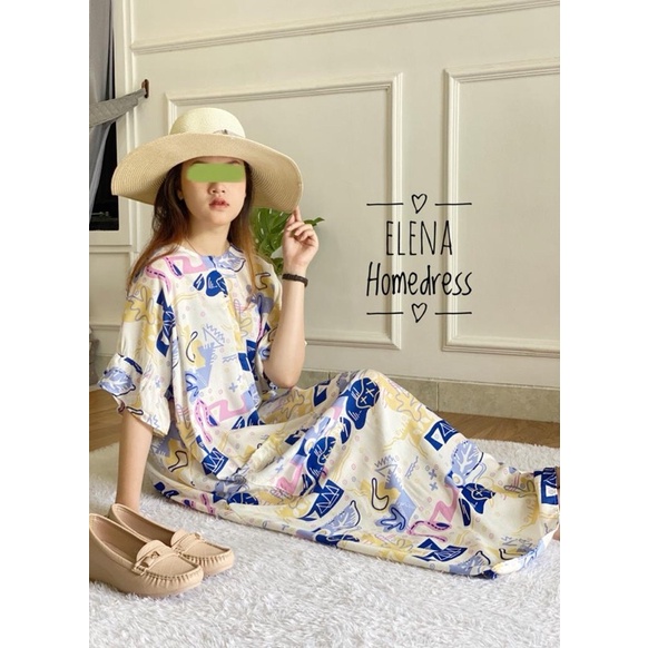 ELENA Homedress / Piyama / Daster / Busui Friendly / TERMURAH