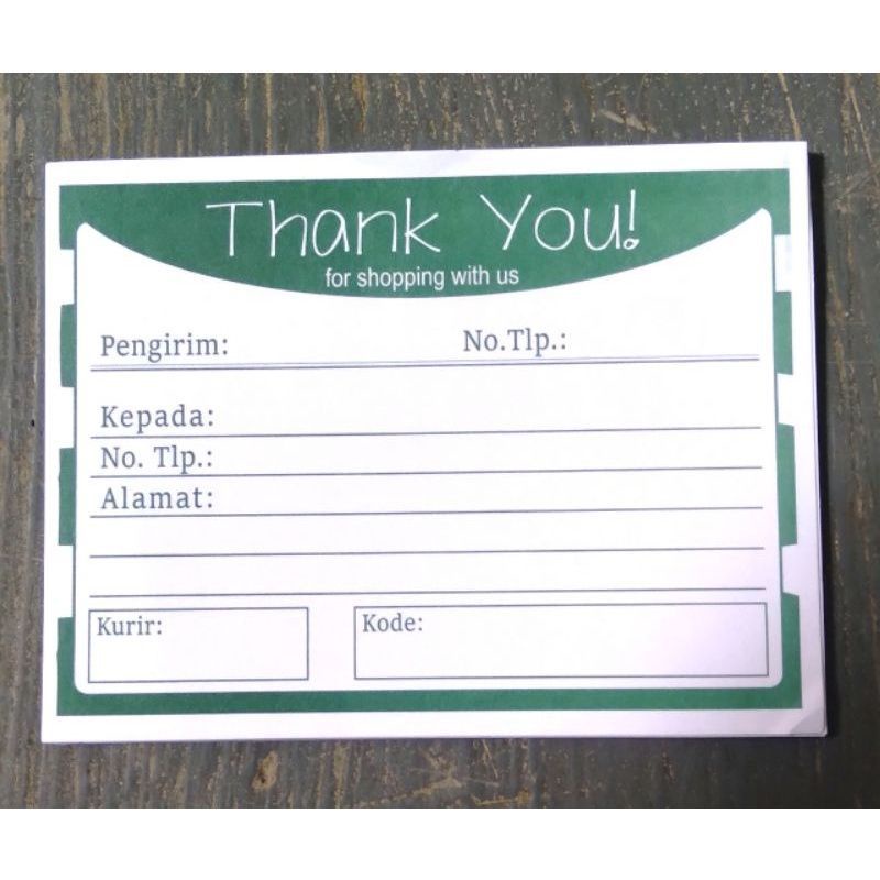 

label pengiriman olshop