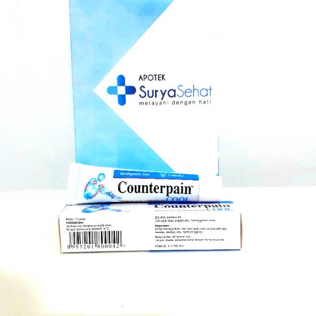 Counterpain Cool Gel 5 /15gram - Pereda Nyeri Otot