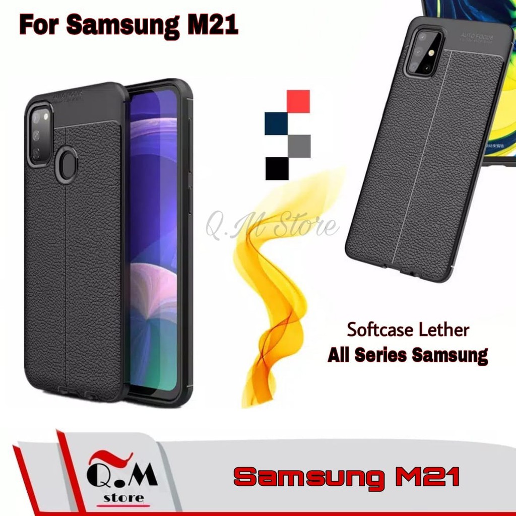 PROMO Case SAMSUNG M21- M30S- A21s- A50- A50S- A30S- A30- A20 Softecase Auto Focus Leather