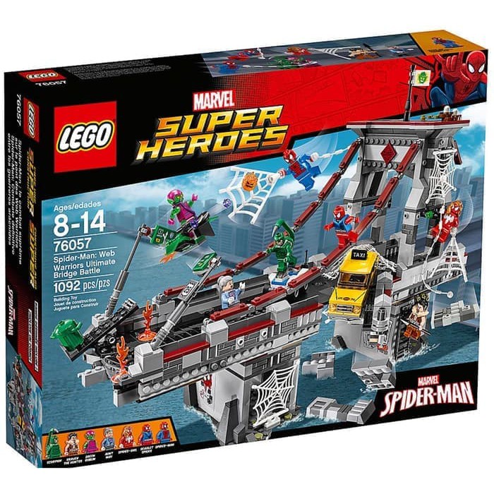 LEGO Super Heroes 76057 Spider-Man Web Warriors Ultimate Bridge Battle