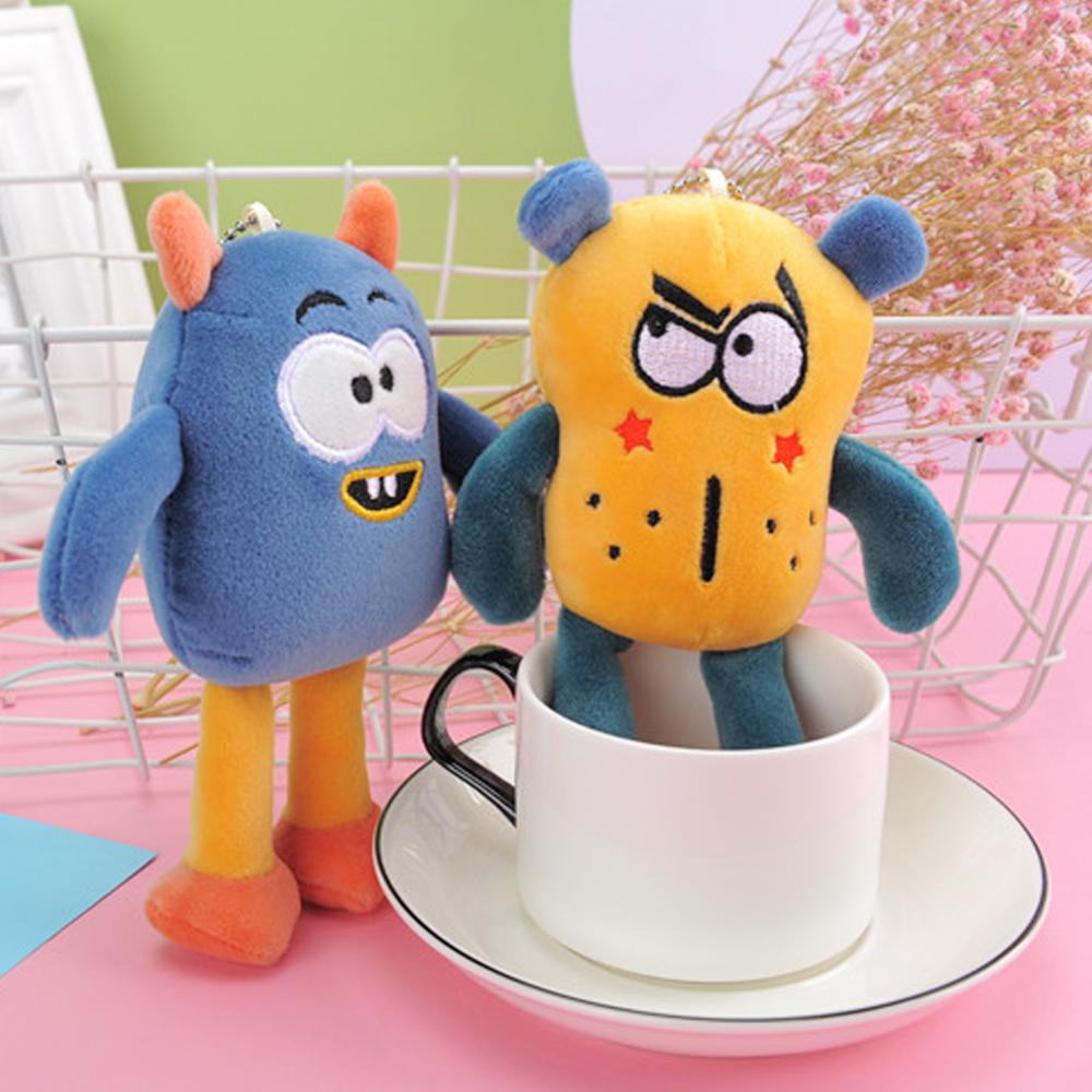 Timekey Mainan Boneka Plush Bentuk Monster Untuk Hadiah Ulang Tahun Anak R9Y9