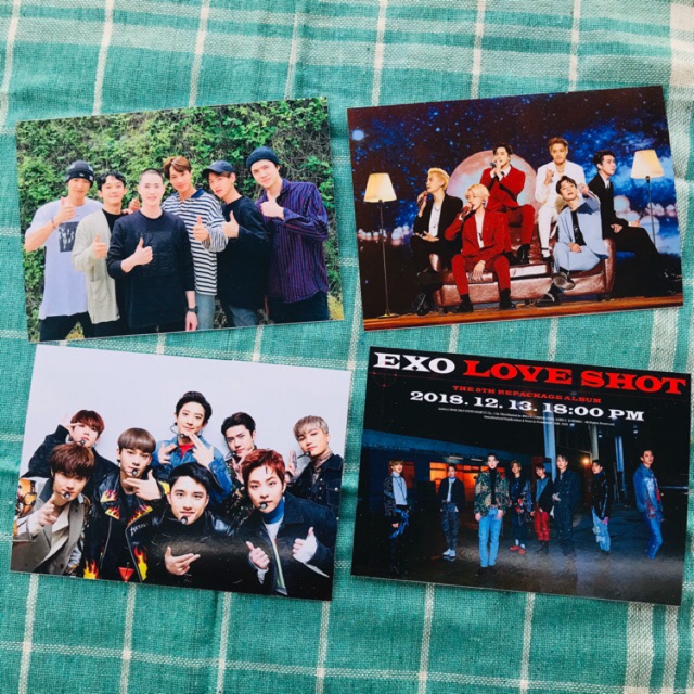 POSTCARD/ MINI POSTER / POSTER A6 A5 A4 CUSTOM KPOP EXO BTS