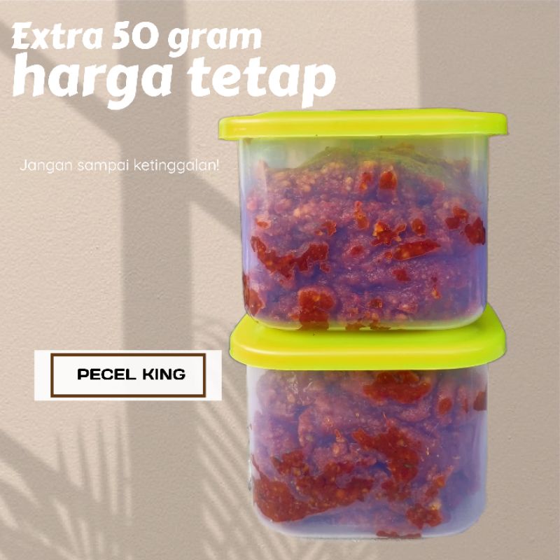 

Promo pecel Khas Nganjuk Kemasan 500gr free 50gr